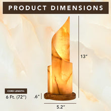 Onyx Marble Table Lamp - Spiral
