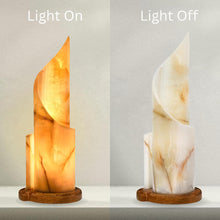 Onyx Marble Table Lamp - Spiral