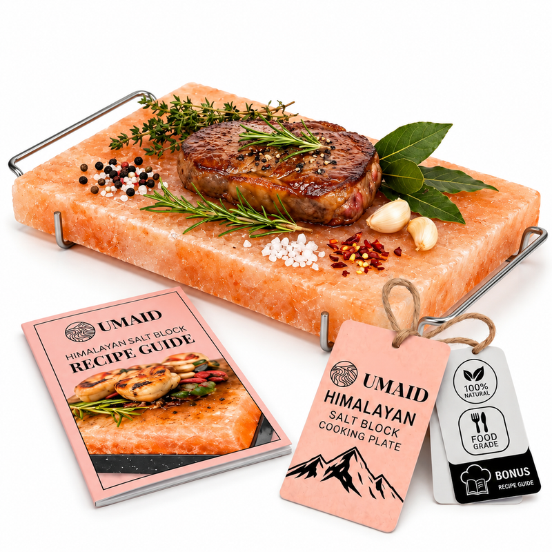 UMAID Himalayan salt cooking block