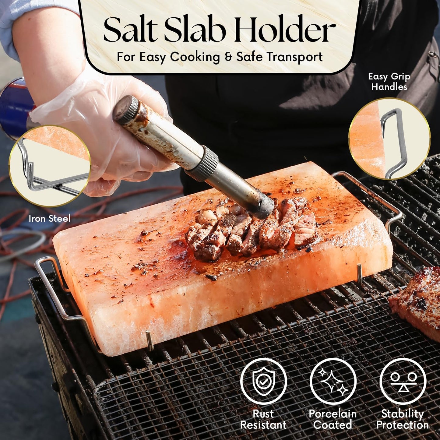 Best Selling Father’s Day Gift for Grill Lovers – Himalayan Salt Block with Tray
