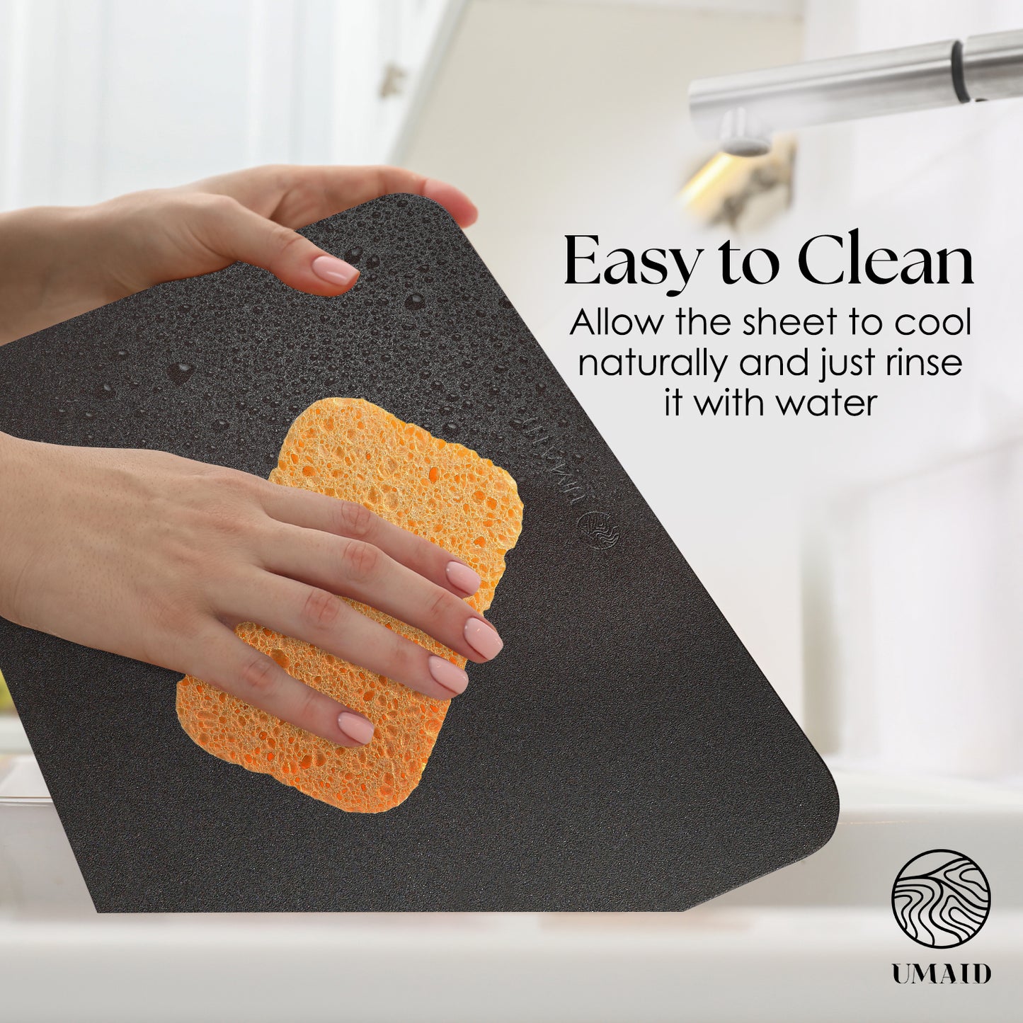 UMAID Pizza & Baking Steel for Oven & Grill – 16"x13.4", Pre-Seasoned for Crispy Crust, Includes Recipe Booklet