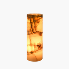 Onyx Marble Table Lamp - Cylinder
