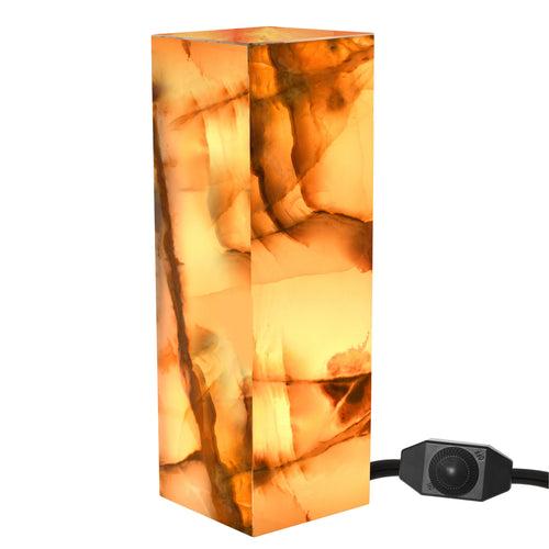Onyx Marble Table Lamp - Rectangle