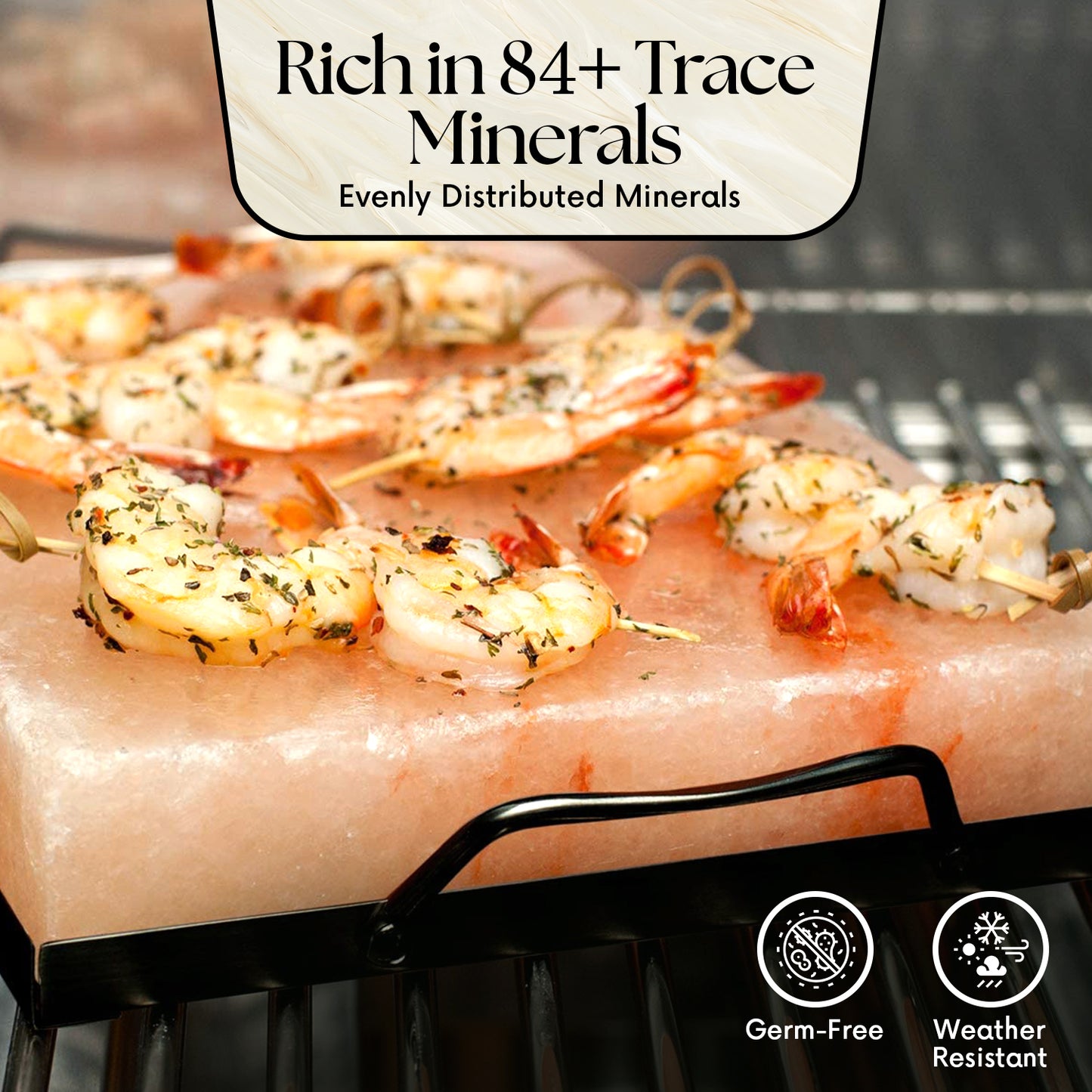 Father’s Day Favorite Gift – Himalayan Salt Block with Black Iron Tray
