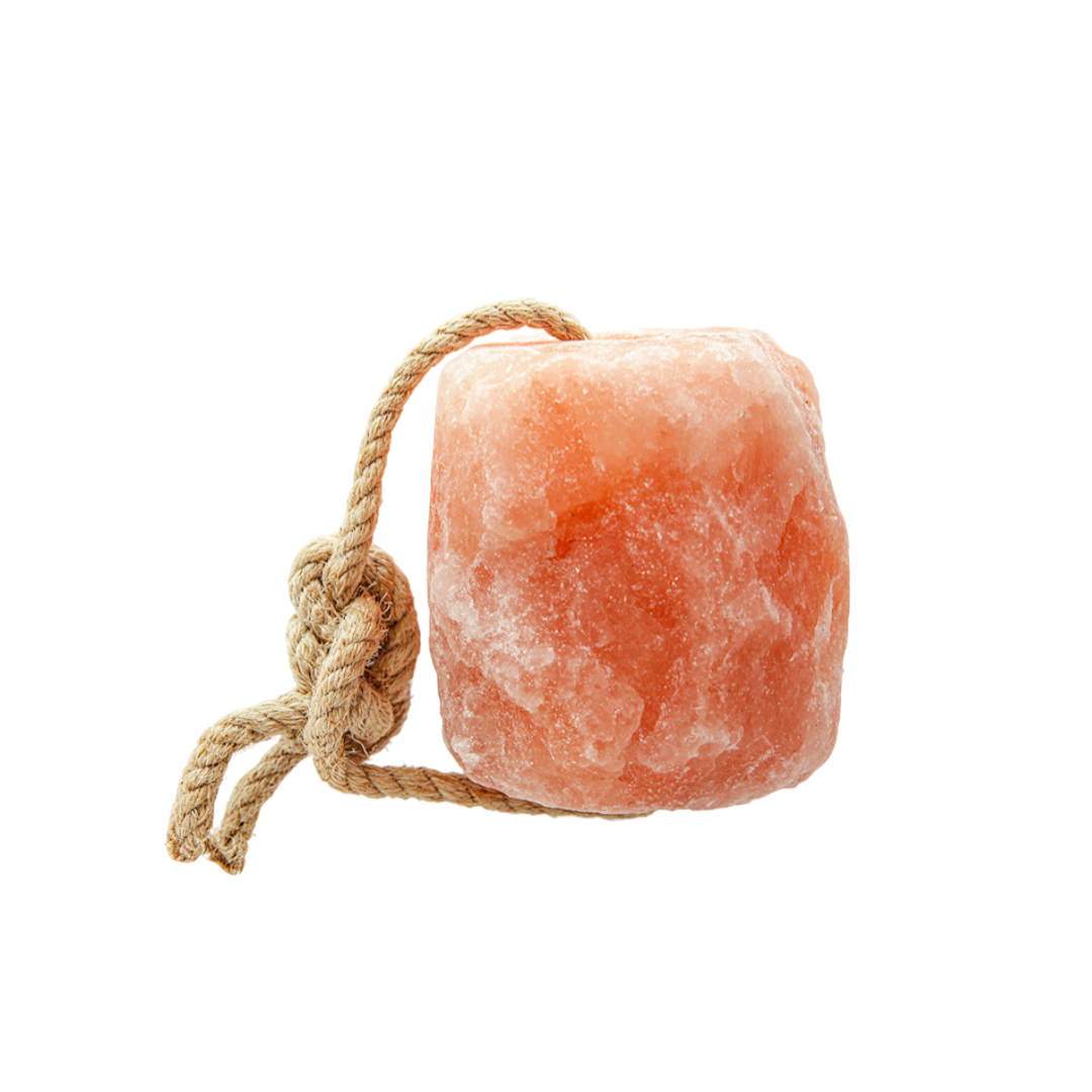 Himalayan Salt Lick on Rope for Horses and Livestock