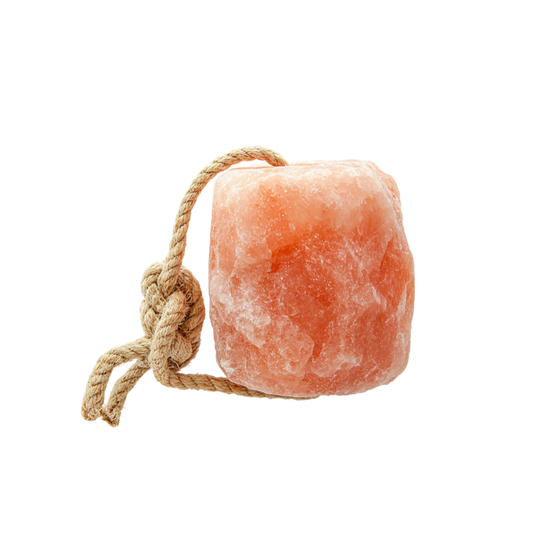 Himalayan Salt Lick on Rope for Horses and Livestock